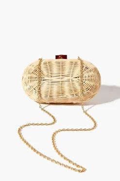 Wicker Clutch Bag
