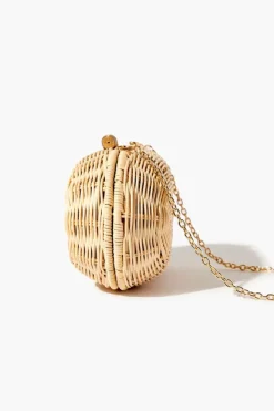 Wicker Clutch Bag