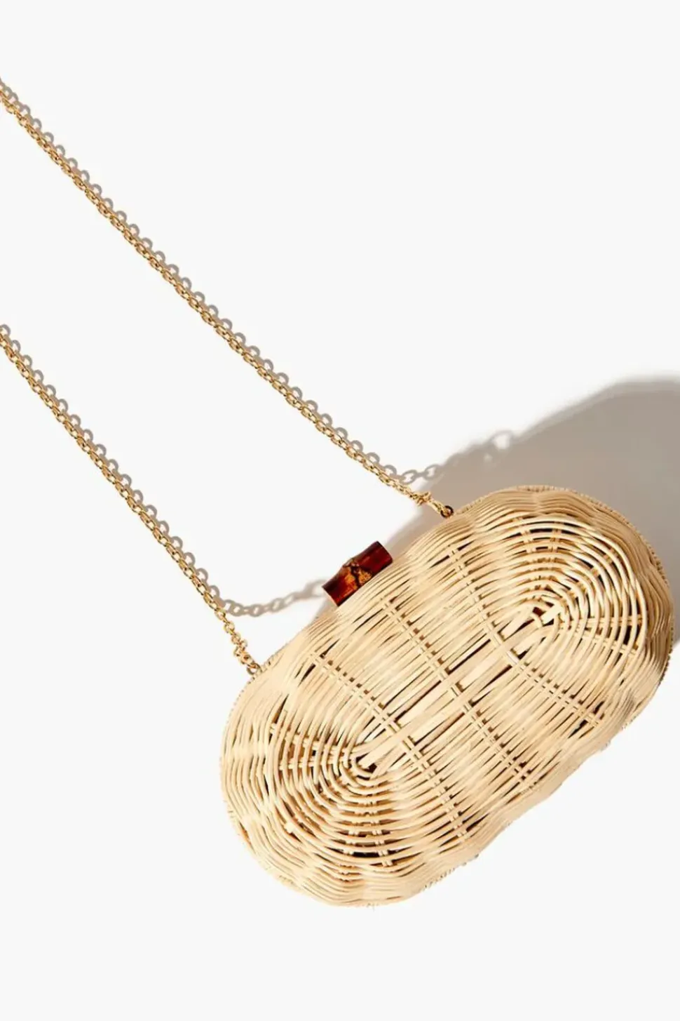 Wicker Clutch Bag