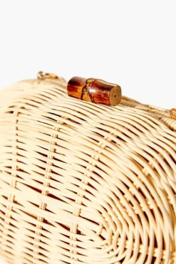 Wicker Clutch Bag