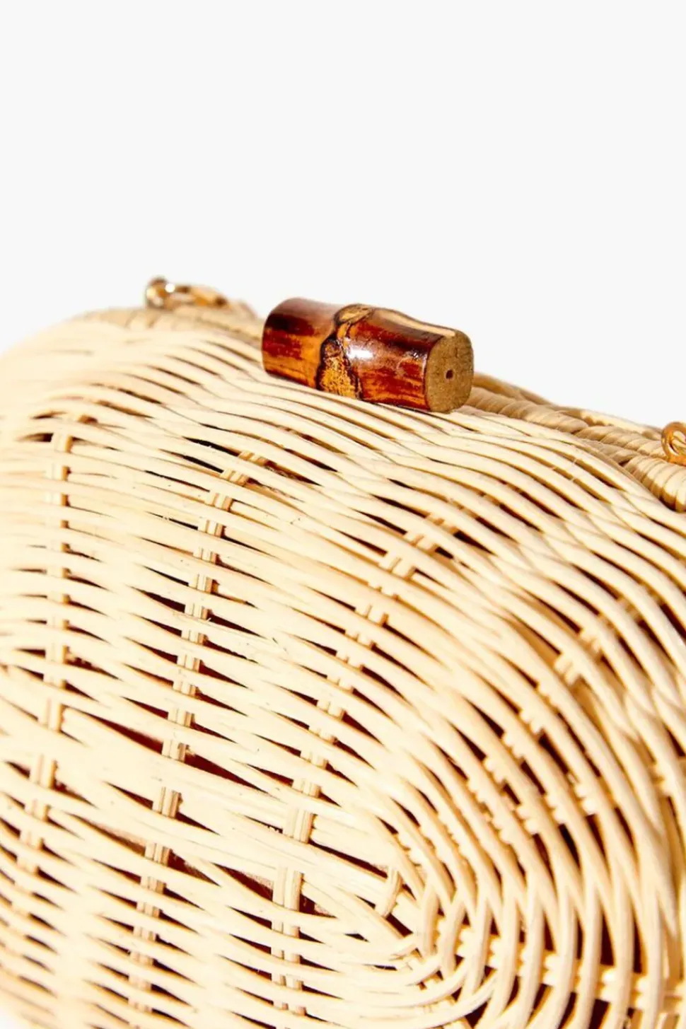 Wicker Clutch Bag