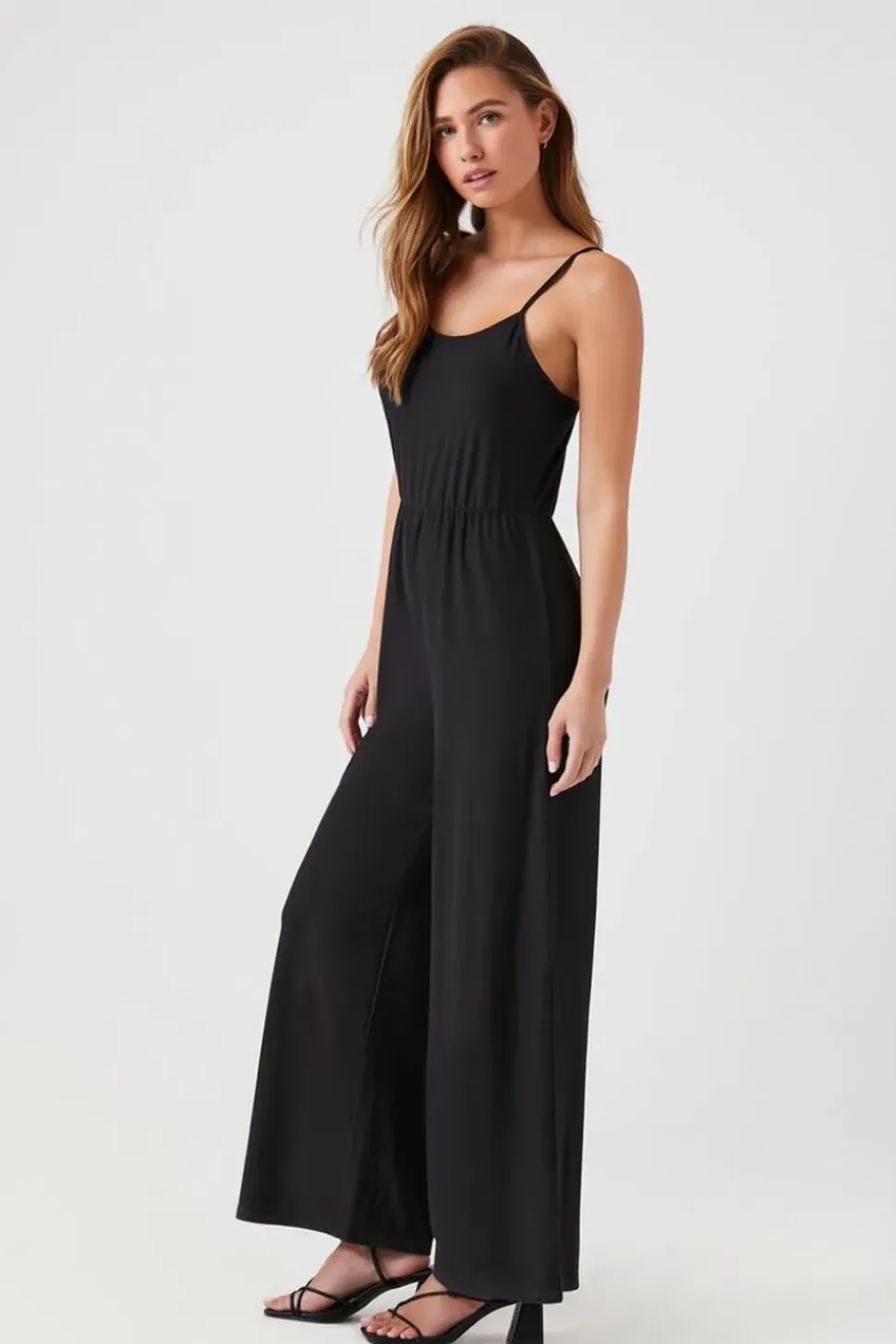 Wide-Leg Cami Jumpsuit