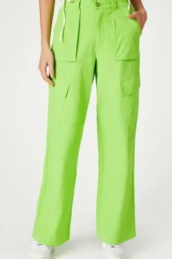 Wide-Leg Cargo Pants