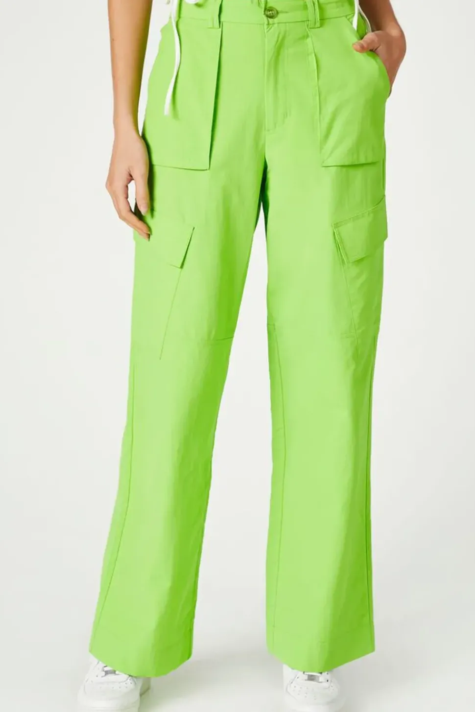 Wide-Leg Cargo Pants
