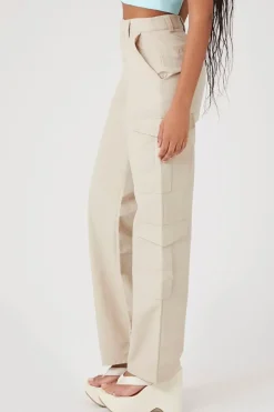 Wide-Leg Cargo Pants
