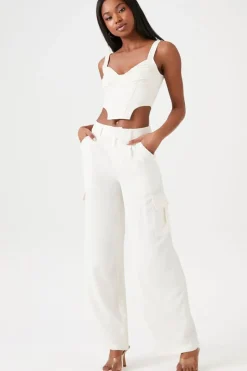 Wide-Leg Cargo Pants