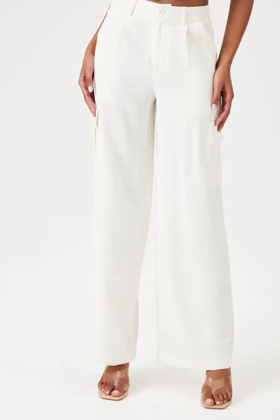Wide-Leg Cargo Pants