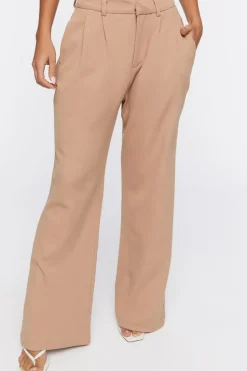 Wide-Leg High-Rise Pants