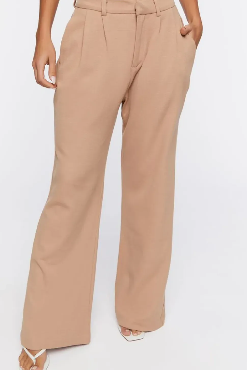 Wide-Leg High-Rise Pants