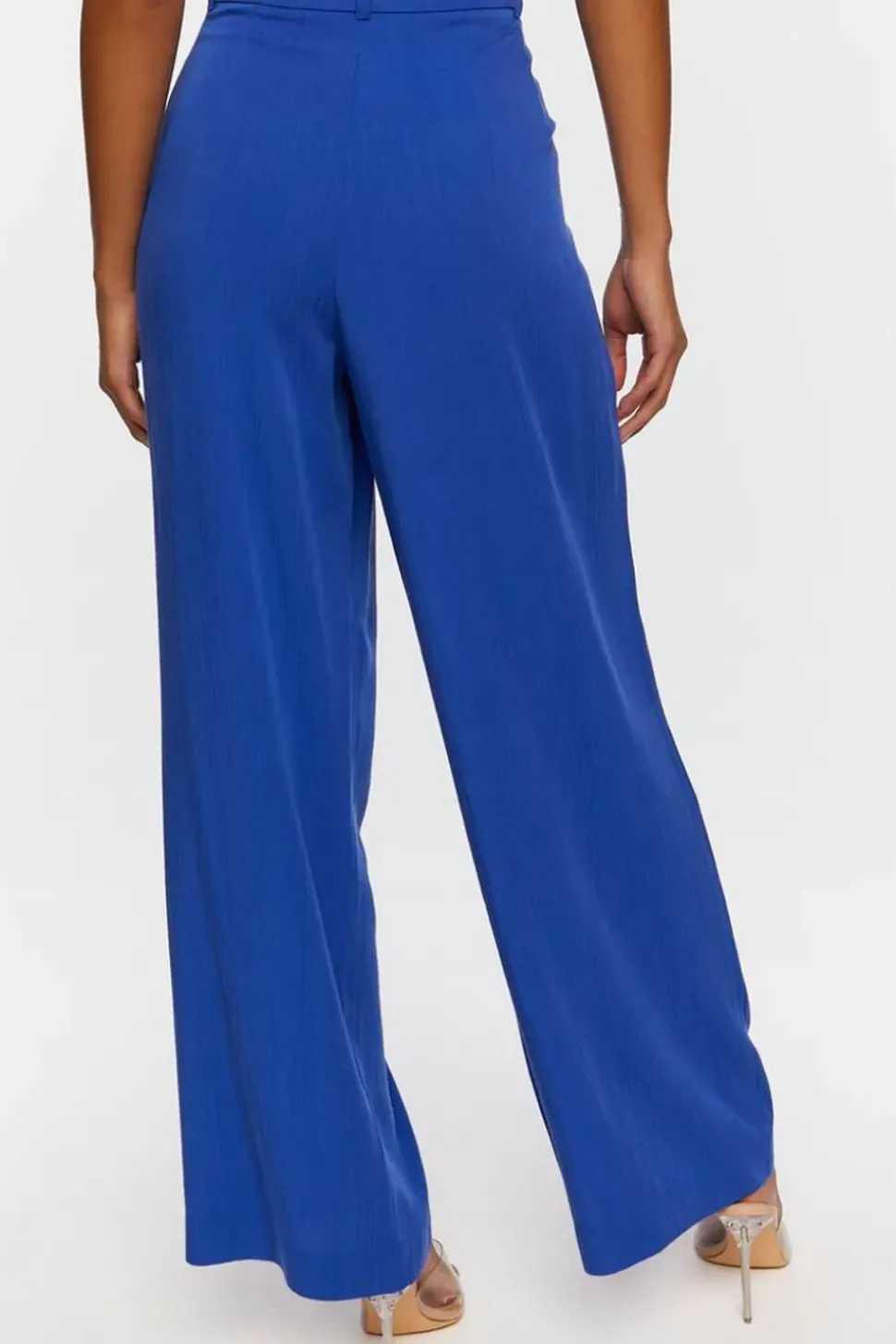 Wide-Leg Pleated Pants