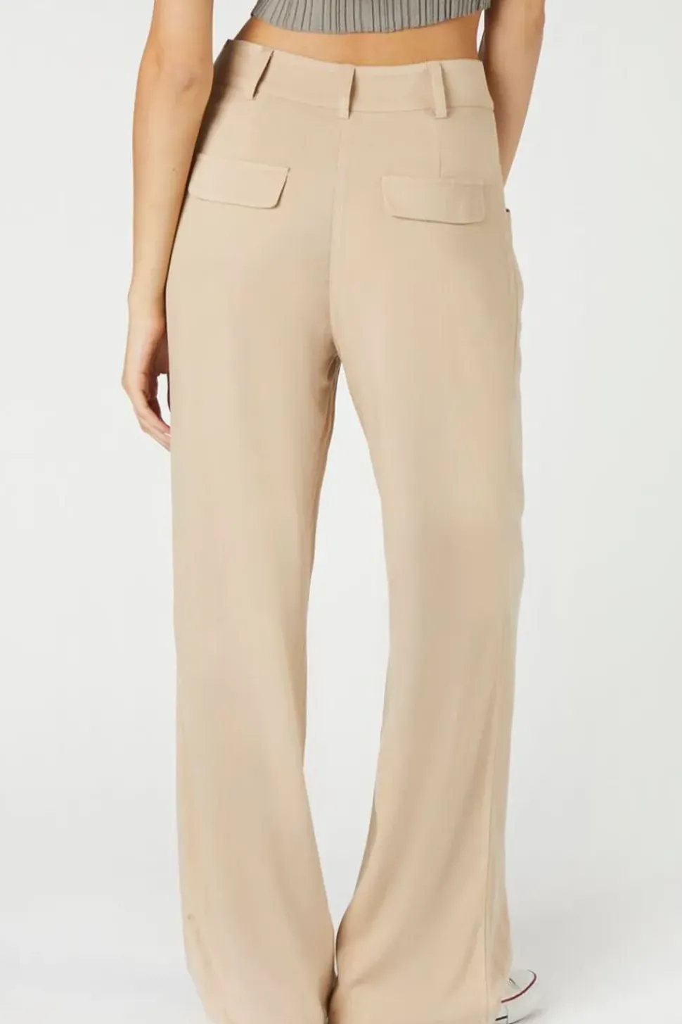 Wide-Leg Pocket Pants