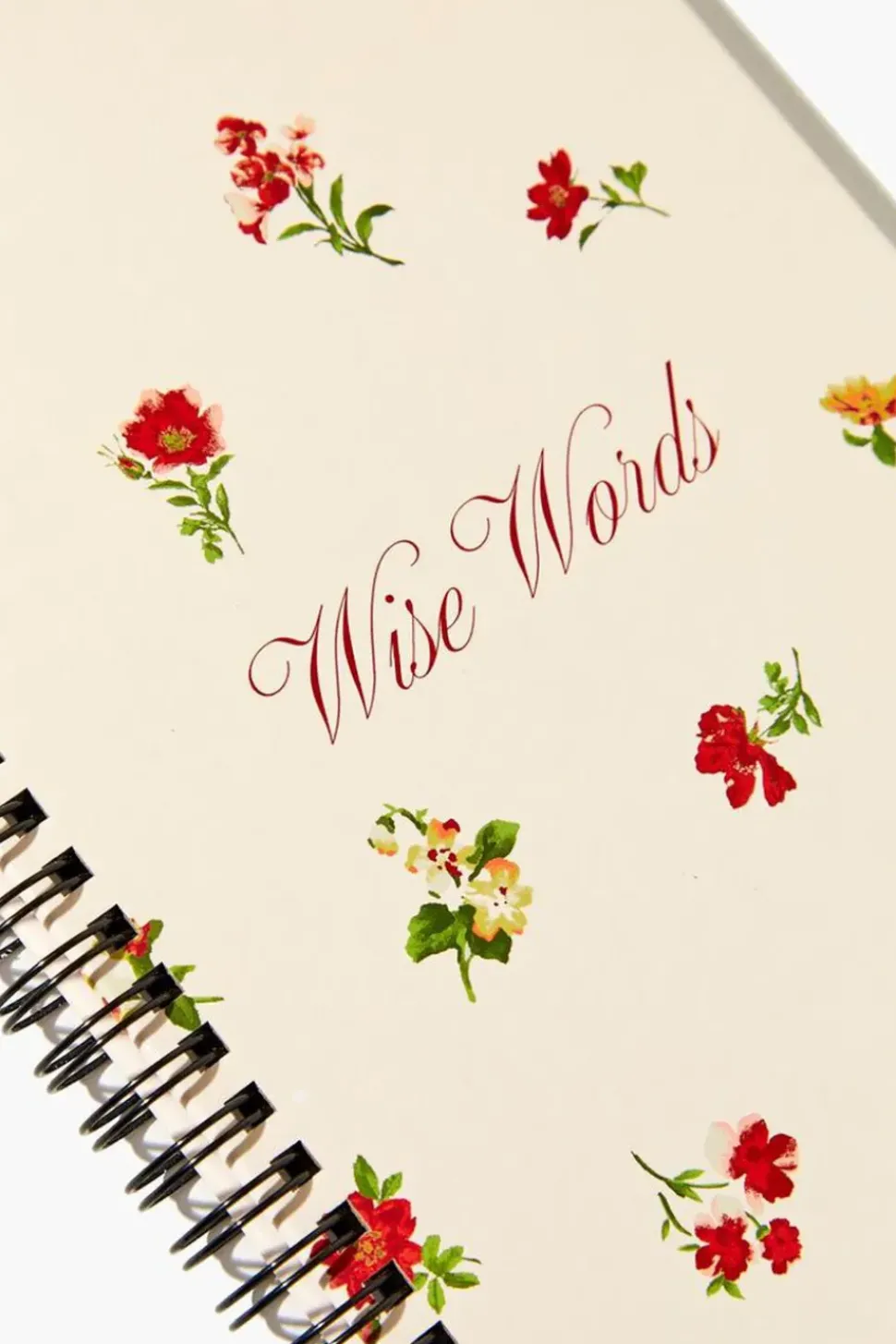 Wise Words Graphic Spiral Journal
