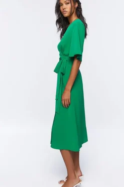 Wrap Midi Dress
