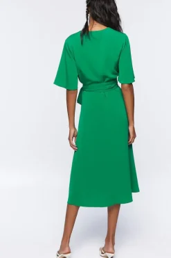 Wrap Midi Dress