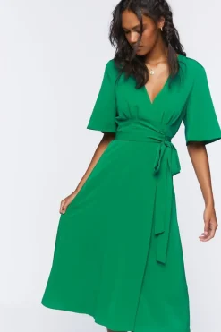 Wrap Midi Dress