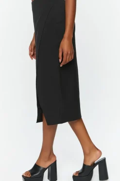 Wrap Midi Skirt