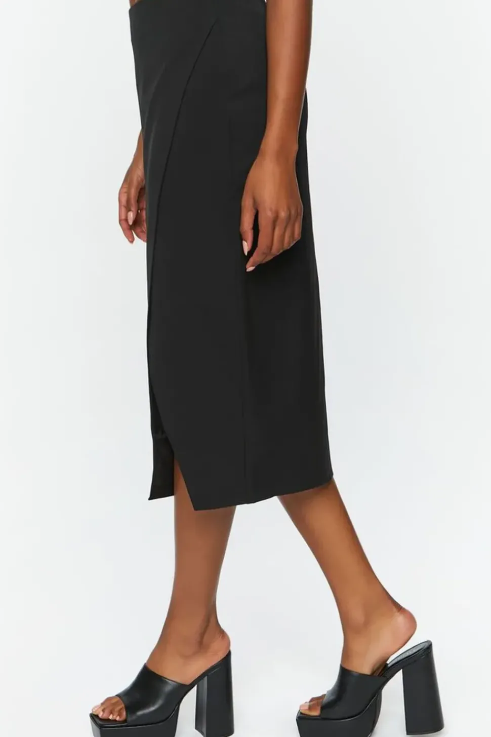 Wrap Midi Skirt