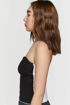 Yin Yang Sweater-Knit Tube Top