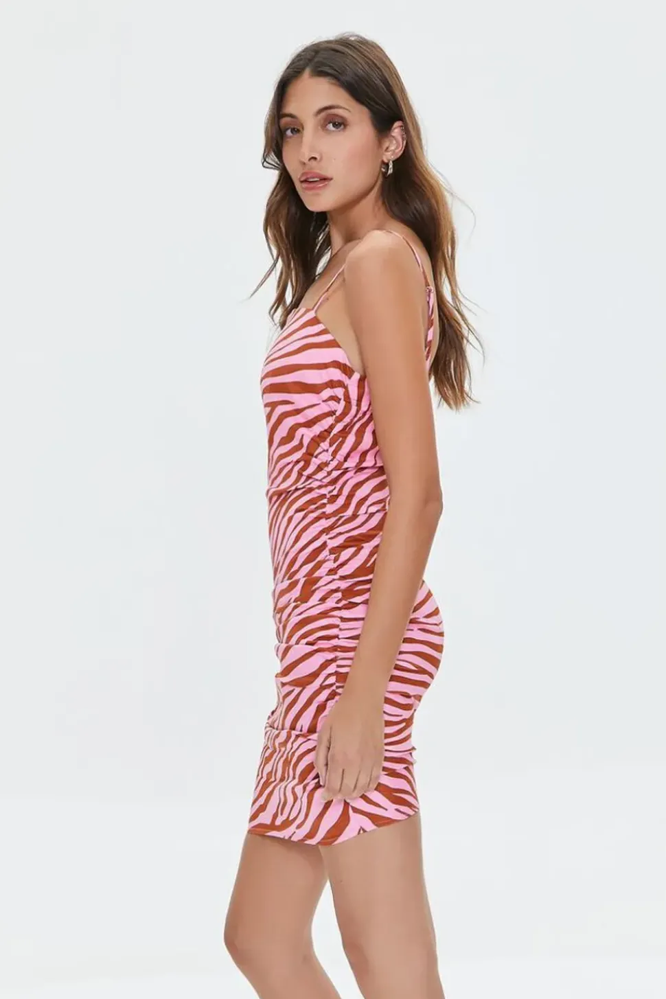 Zebra Print Mini Dress