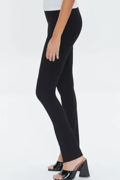 Zip-Hem Flare Pants
