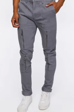 Zippered Skinny Pants