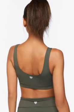 Zip-Up Longline Sports Bra