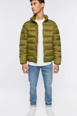 Zip-Up Puffer Jacket