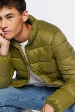 Zip-Up Puffer Jacket