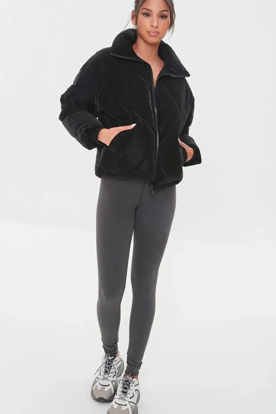 Zip-Up Puffer Jacket