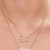 Zodiac Pendant Layered Necklace